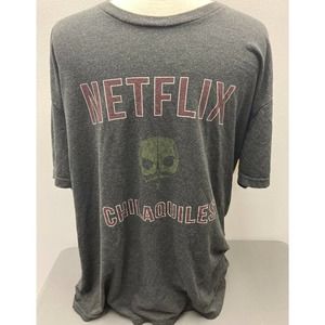 Netflix Chilaquiles T-Shirt XXL Chill Spartan Roman Greek Funny LaPuertaSD
